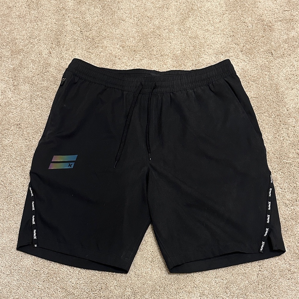 Hurley Black Athletic Shorts